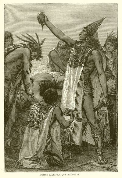 Sacrificio humano a Quetzalcóatl de English School