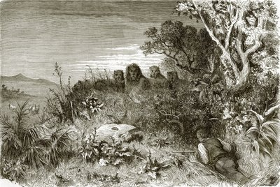 Cazador y leones de English School