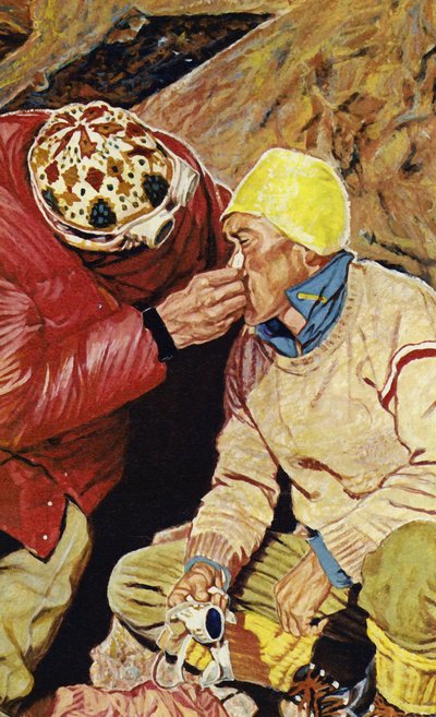 La expedición de Hunt incluyó a Edmund Hillary y al sherpa Tenzing de English School