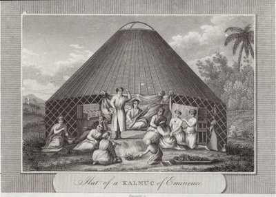 Cabaña de un Kalmuc de Eminencia de English School