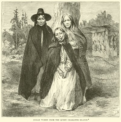 Mujeres Hydah de las Islas de la Reina Carlota de English School