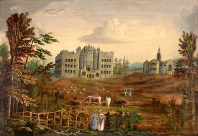 Castillo de Hylton, Sunderland c.1830 de English School
