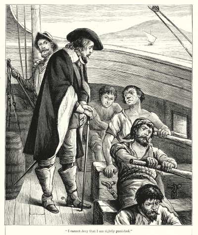 "No puedo negar que estoy justamente castigado" (grabado) de English School