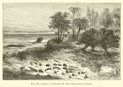 Paisaje Ideal del Período Cretácico de English School