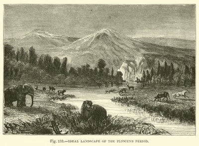 Paisaje Ideal del Período Plioceno de English School