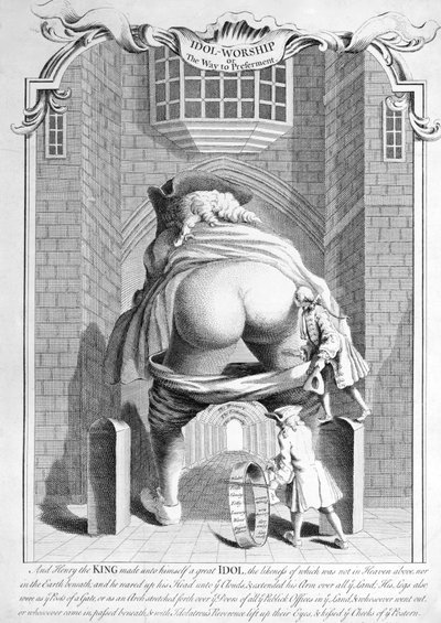 Idolatría o el camino al ascenso, 1740 de English School