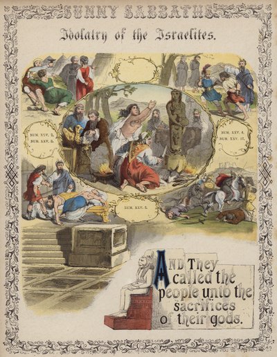 Idolatría de los israelitas de English School