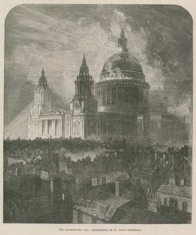 Iluminación de la Catedral de San Pablo de English School
