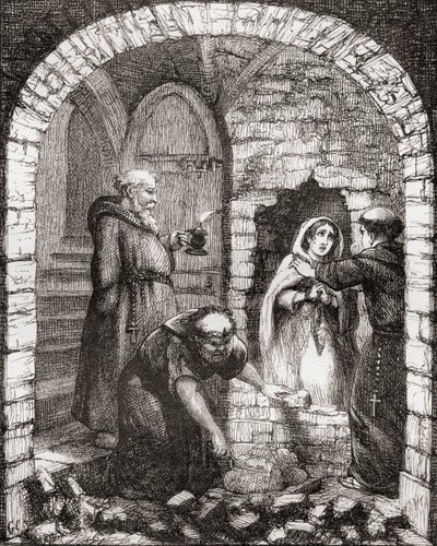 Ilustración después de George Cruikshank para 