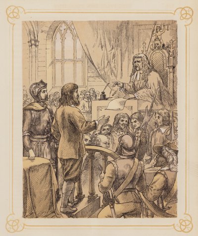 Ilustración para El progreso del peregrino de Bunyan (litografía) de English School