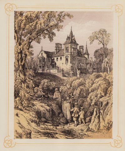 Ilustración para El progreso del peregrino de Bunyan (litografía) de English School