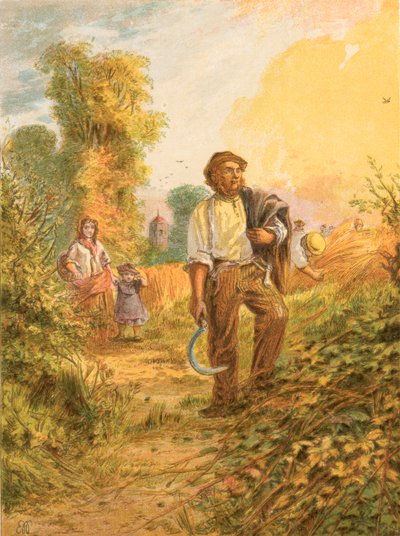 Ilustración para la Elegía de Gray de English School