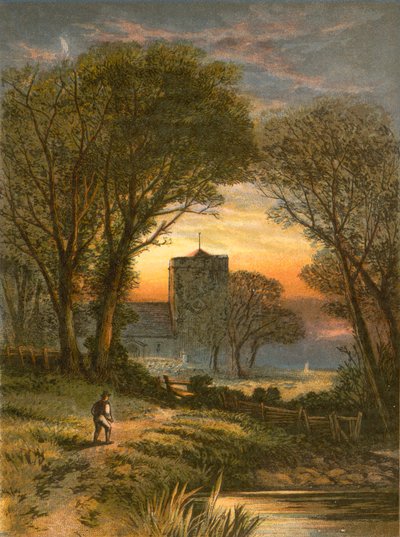 Ilustración para la Elegía de Gray de English School