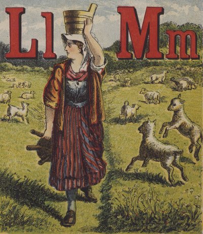 Ilustración para el Alfabeto de la Granja de John Bull de English School
