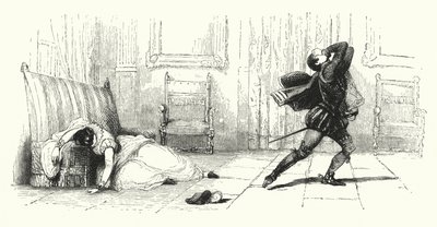 Ilustración para Los Hugonotes de Giacomo Meyerbeer (grabado) de English School