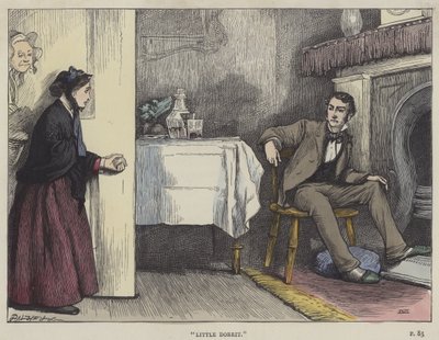 Ilustración para La Pequeña Dorrit de English School