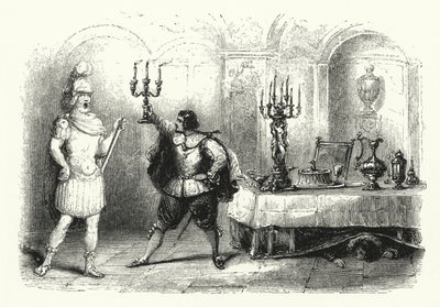 Ilustración para la ópera Don Giovanni de Mozart de English School