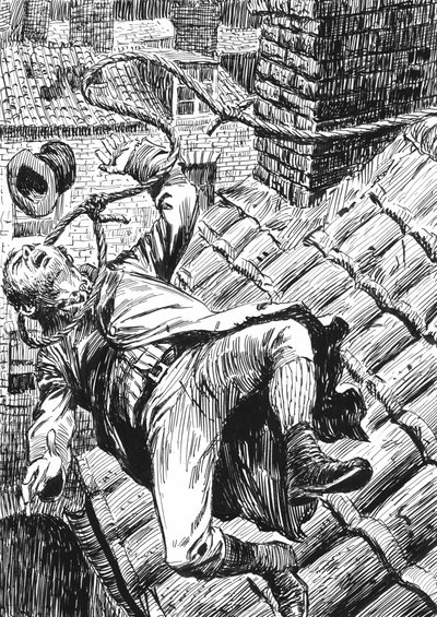 Ilustración para Oliver Twist de Charles Dickens de English School