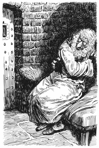Ilustración para Oliver Twist de Charles Dickens de English School