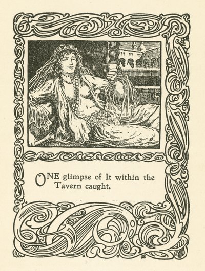 Ilustración para Rubaiyat de Omar Khayyam de English School