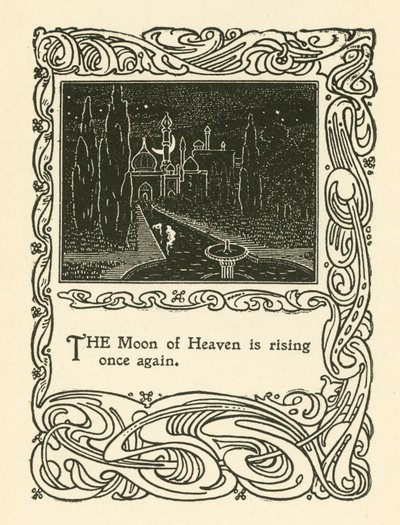 Ilustración para Rubaiyat de Omar Khayyam de English School