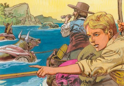 Ilustración para Robinson Suizo de English School