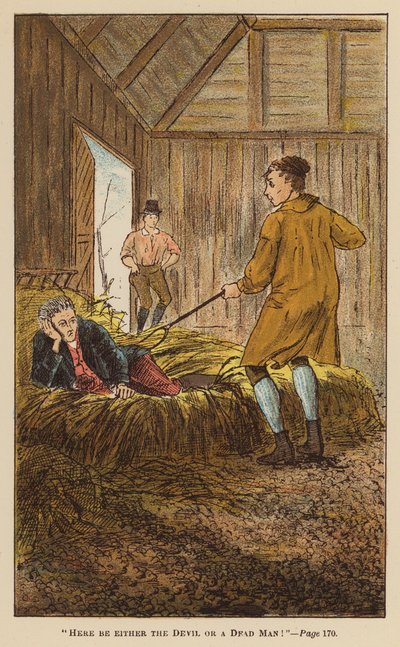 Ilustración para Las aventuras de Roderick Random de Tobias Smollett (litografía en color) de English School