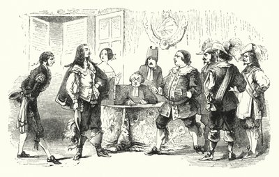 Ilustración de El barbero de Sevilla de Rossini de English School