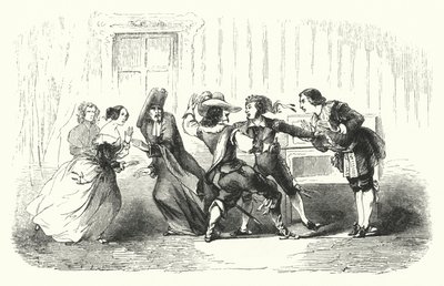 Ilustración para El barbero de Sevilla de Rossini de English School