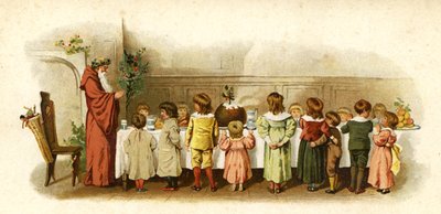 Ilustración para La llegada de Papá Noel de English School