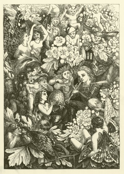 Ilustración de La historia de Sir Thomas Thumb (grabado) de English School