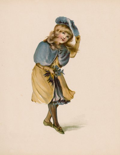 Ilustración para El lenguaje de las flores (cromolito) de English School