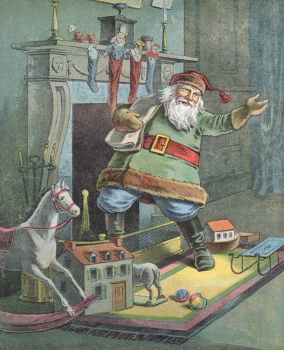 Ilustración para La Noche Antes de Navidad de English School