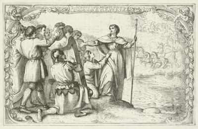 Ilustración para El progreso del peregrino de John Bunyan de English School