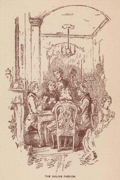 Ilustración para The Virginians de Thackeray de English School