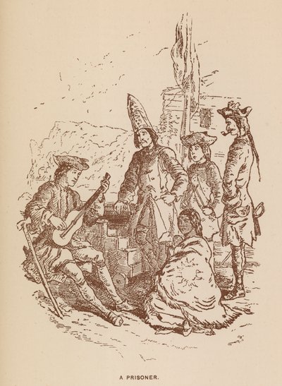 Ilustración para The Virginians de Thackeray (litografía) de English School