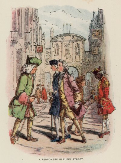Ilustración para Los Virginianos de Thackeray de English School