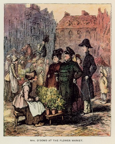 Ilustración para Vanity Fair de Thackeray (litografía) de English School