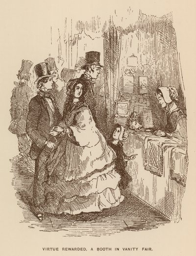 Ilustración para La feria de las vanidades de Thackeray de English School