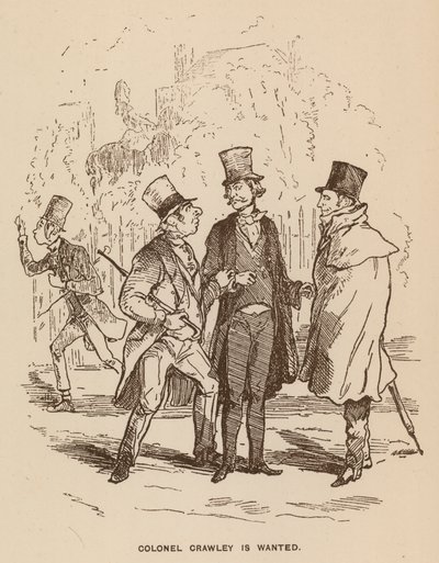 Ilustración para Vanity Fair de Thackeray de English School