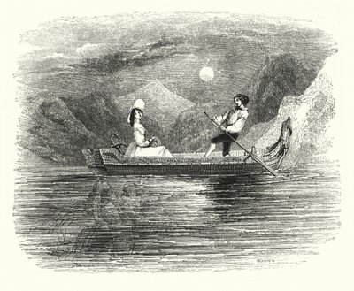 Ilustración para el ballet, Ondine o La náyade de English School