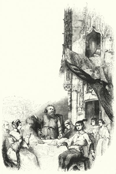 Ilustración para la ópera La Judía de Fromental Halévy de English School