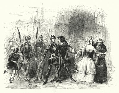 Ilustración para la ópera La Judía de Fromental Halévy de English School