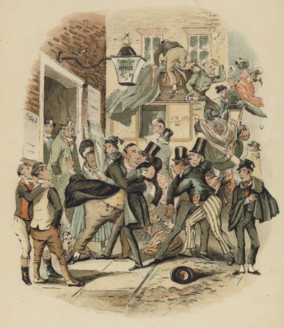 Ilustración de Nicholas Nickleby de English School