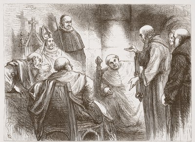 Ilustración de La Historia del Protestantismo por James Aitken Wylie (1808-1890), pub. 1878 de English School