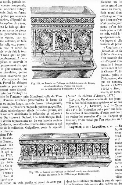Ilustraciones de un Lavoir, 1887 de English School