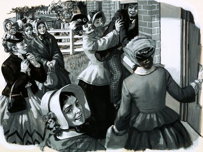 En 1848 Elizabeth Cady Stanton organizó una reunión de sufragistas en Nueva York de English School
