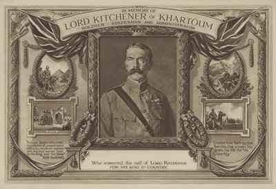 En memoria de Lord Kitchener de Jartum de English School