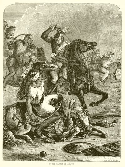 En la batalla de Assaye de English School