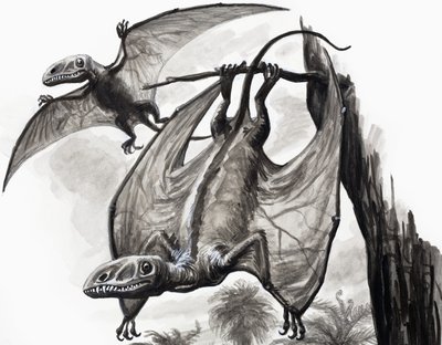 En los días de los dinosaurios: Cazadores desde una altura de English School